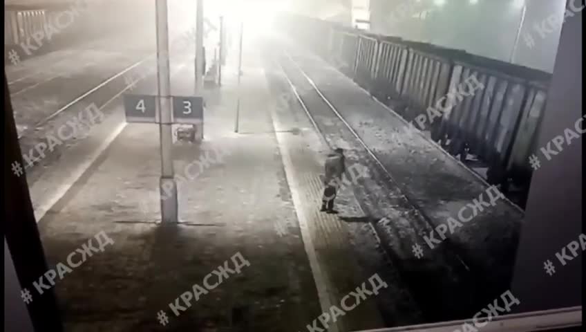 В Красноярске мужчину насмерть сбил поезд