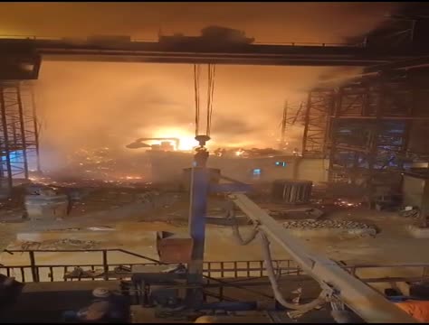Последсвия взрыва на заводе